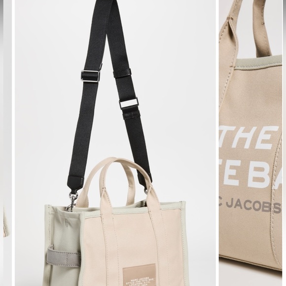 MARC JACOBS 🐩 x 2 BAGS FINAL! The Tote Bag good size! Crossbody 2tone NWT Purse - Picture 4 of 5